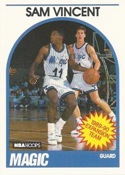 #328 Sam Vincent - Orlando Magic - 1989-90 Hoops Basketball