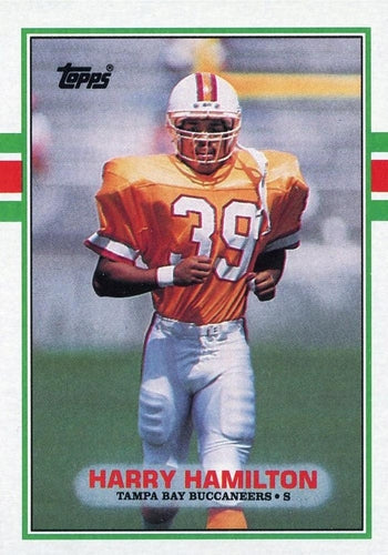 #328 Harry Hamilton - Tampa Bay Buccaneers - 1989 Topps Football