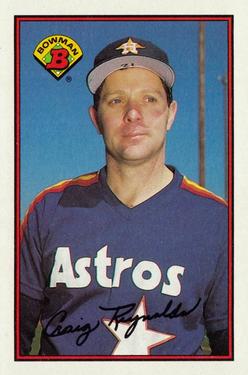 #328 Craig Reynolds - Houston Astros - 1989 Bowman Baseball