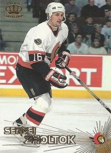 #328 Sergei Zholtok - Ottawa Senators - 1997-98 Pacific Crown Hockey