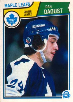 #328 Dan Daoust - Toronto Maple Leafs - 1983-84 O-Pee-Chee Hockey