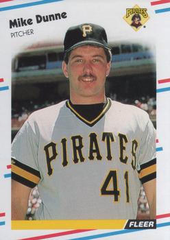 #328 Mike Dunne - Pittsburgh Pirates - 1988 Fleer Baseball
