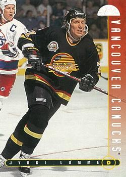 #328 Jyrki Lumme - Vancouver Canucks - 1995-96 Leaf Hockey