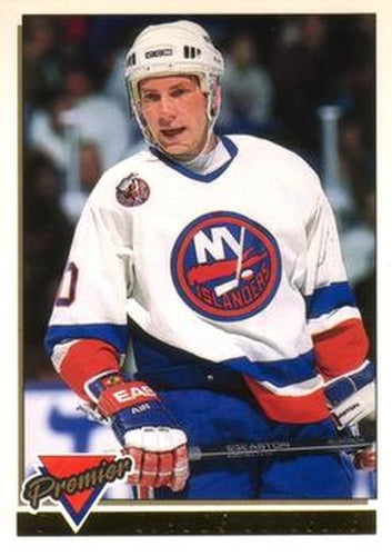 #328 Claude Loiselle - New York Islanders - 1993-94 O-Pee-Chee Premier Hockey - Gold