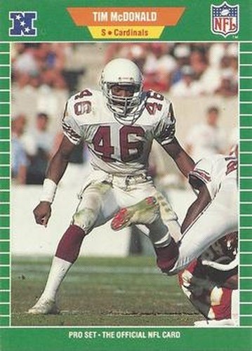 #329 Tim McDonald - Phoenix Cardinals - 1989 Pro Set Football