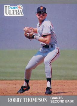 #329 Robby Thompson - San Francisco Giants - 1991 Ultra Baseball