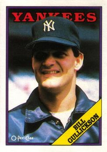 #329 Bill Gullickson - New York Yankees - 1988 O-Pee-Chee Baseball