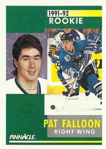#329 Pat Falloon - San Jose Sharks - 1991-92 Pinnacle Hockey
