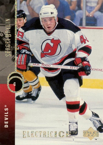 #329 Sergei Brylin - New Jersey Devils - 1994-95 Upper Deck Hockey - Electric Ice