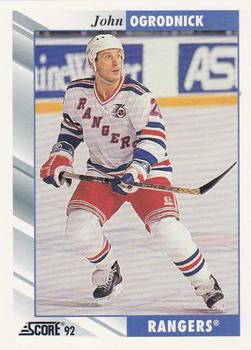 #329 John Ogrodnick - New York Rangers - 1992-93 Score USA Hockey