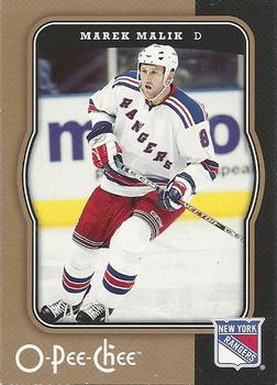 #329 Marek Malik - New York Rangers - 2007-08 O-Pee-Chee Hockey