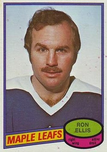 #329 Ron Ellis - Toronto Maple Leafs - 1980-81 O-Pee-Chee Hockey