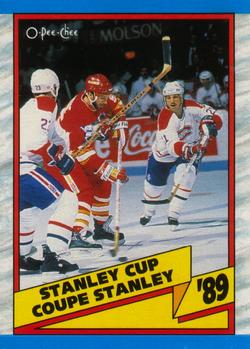 #329 Calgary Flames - Calgary Flames - 1989-90 O-Pee-Chee Hockey