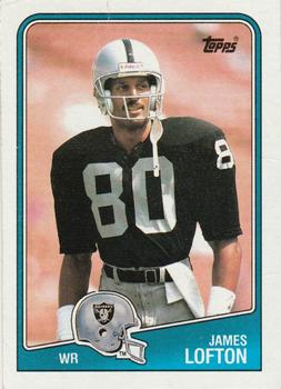 #329 James Lofton - Los Angeles Raiders - 1988 Topps Football