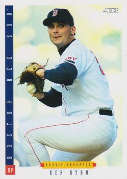 #329 Ken Ryan - Boston Red Sox - 1993 Score Baseball