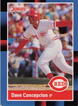 #329 Dave Concepcion - Cincinnati Reds - 1988 Donruss Baseball