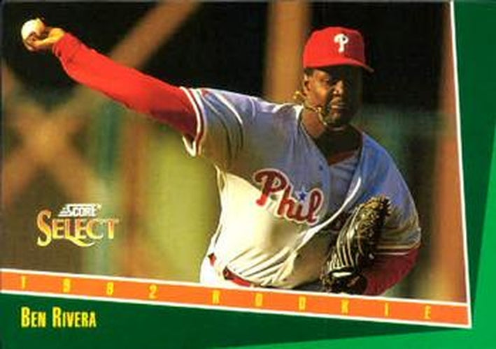 #329 Ben Rivera - Philadelphia Phillies - 1993 Select Baseball