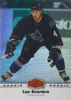 #329 Luc Bourdon - Vancouver Canucks - 2006-07 Flair Showcase Hockey