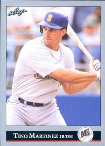 #329 Tino Martinez - Seattle Mariners - 1992 Leaf Baseball
