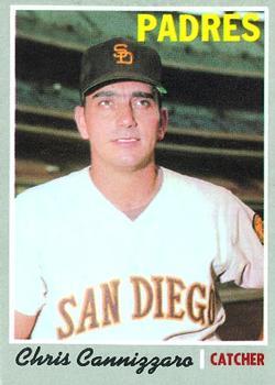 #329 Chris Cannizzaro - San Diego Padres - 1970 Topps Baseball