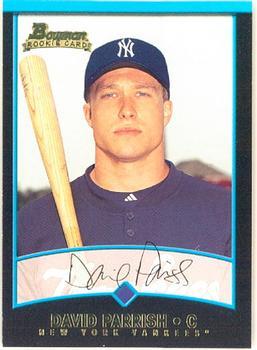 #329 David Parrish - New York Yankees - 2001 Bowman Baseball