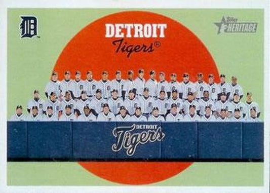 #329 Detroit Tigers - Detroit Tigers - 2008 Topps Heritage Baseball
