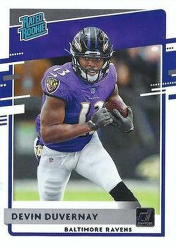 #329 Devin Duvernay - Baltimore Ravens - 2020 Donruss Football