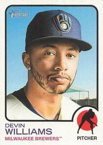 #329 Devin Williams - Milwaukee Brewers - 2022 Topps Heritage Baseball