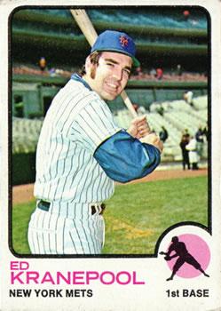 #329 Ed Kranepool - New York Mets - 1973 Topps Baseball