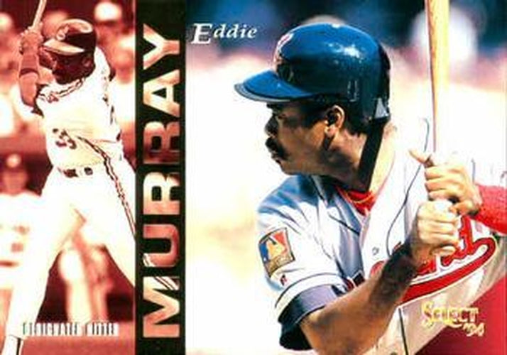 #329 Eddie Murray - Cleveland Indians - 1994 Select Baseball
