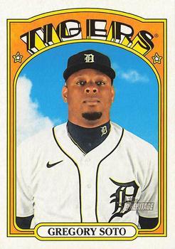 #329 Gregory Soto - Detroit Tigers - 2021 Topps Heritage Baseball