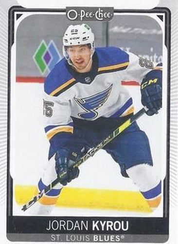 #329 Jordan Kyrou - St. Louis Blues - 2021-22 O-Pee-Chee Hockey