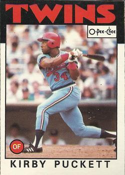 #329 Kirby Puckett - Minnesota Twins - 1986 O-Pee-Chee Baseball