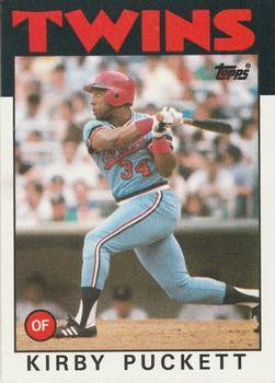 #329 Kirby Puckett - Minnesota Twins - 1986 Topps Baseball