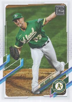 #329 Mike Minor - Oakland Athletics - 2021 Topps Baseball