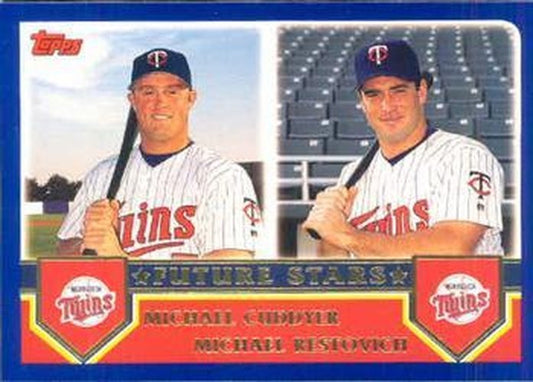 #329 Michael Cuddyer / Michael Restovich - Minnesota Twins - 2003 Topps Baseball