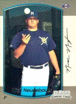 #329 Nick Neugebauer - Milwaukee Brewers - 2000 Bowman Baseball