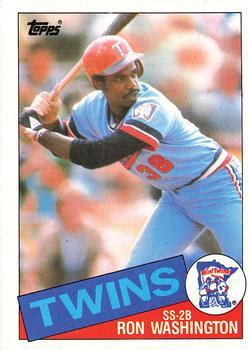 #329 Ron Washington - Minnesota Twins - 1985 Topps Baseball