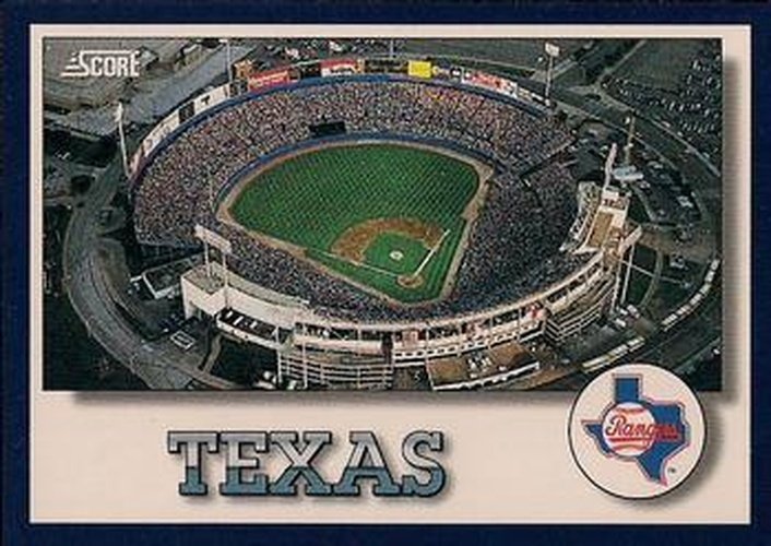 #329 Texas Rangers - Texas Rangers -1994 Score Baseball