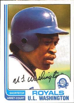 #329 U.L. Washington - Kansas City Royals - 1982 O-Pee-Chee Baseball