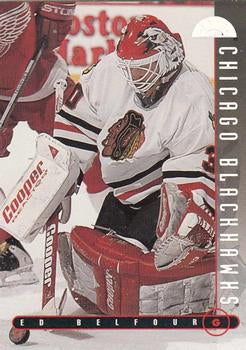 #329 Ed Belfour - Chicago Blackhawks - 1995-96 Leaf Hockey