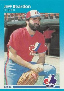 #329 Jeff Reardon - Montreal Expos - 1987 Fleer Baseball