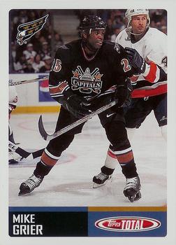 #329 Mike Grier - Washington Capitals - 2002-03 Topps Total Hockey