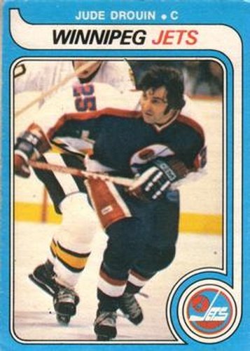 #329 Jude Drouin - Winnipeg Jets - 1979-80 O-Pee-Chee Hockey