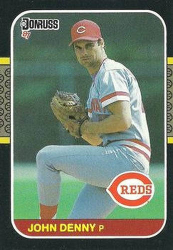 #329 John Denny - Cincinnati Reds - 1987 Donruss Baseball