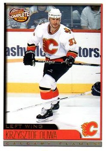 #329 Krzysztof Oliwa - Calgary Flames - 2003-04 Pacific Complete Hockey
