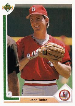 #329 John Tudor - St. Louis Cardinals - 1991 Upper Deck Baseball