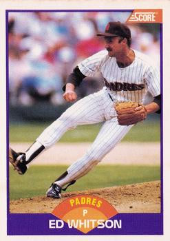 #329 Ed Whitson - San Diego Padres - 1989 Score Baseball