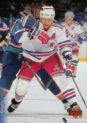 #329 Adam Graves - New York Rangers - 1995-96 Upper Deck Hockey