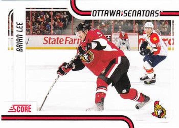 #329 Brian Lee - Ottawa Senators - 2011-12 Score Hockey